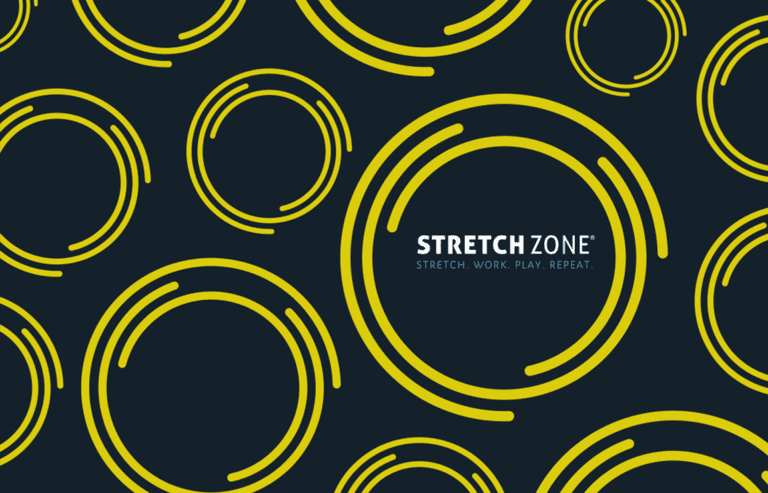 Stretch Zone Logo on black background